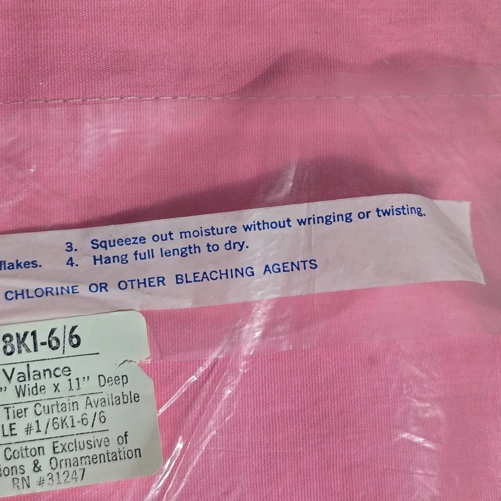 RARE VINTAGE NEW IN PKG‎ Woolworth's Drip Dry Valance 70